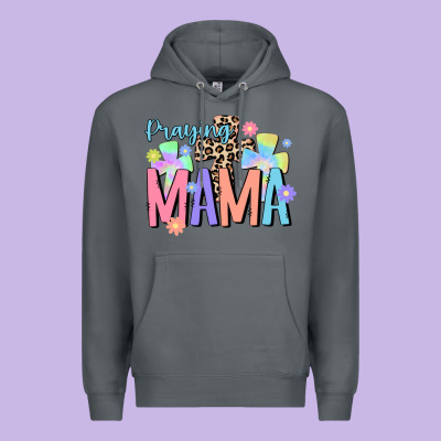 Praying Mama Premium Hoodie Designed By Jahusdesignshop