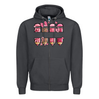 Smoke custom name valentine's day school pencils Zipper Hoodie - MaliasSmallBusiness
