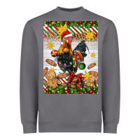 Storm Christmas rooster Heavyweight Sweatshirt - Artiststas