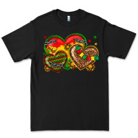 Black juneteenth heart Premium Tee - texasbilliewilder