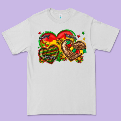 Premium Tee juneteenth heart