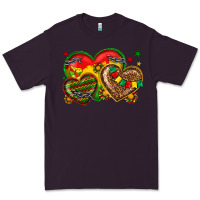 Plum juneteenth heart Premium Tee - texasbilliewilder