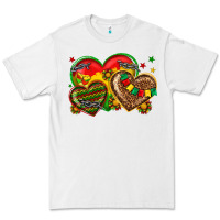 White juneteenth heart Premium Tee - texasbilliewilder