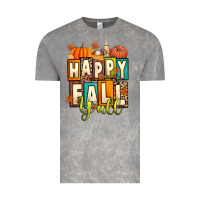 Cloud Rock happy fall y'all Vintage Tee - Artiststas