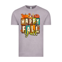Vintage Zinc happy fall y'all Vintage Tee - Artiststas