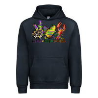 Navy peace love crawfish mardi gras Urban Hoodie - CowGirlArtShop