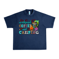 Navy weekend coffee and camping Urban Heavy Tee - AdoDesignShop