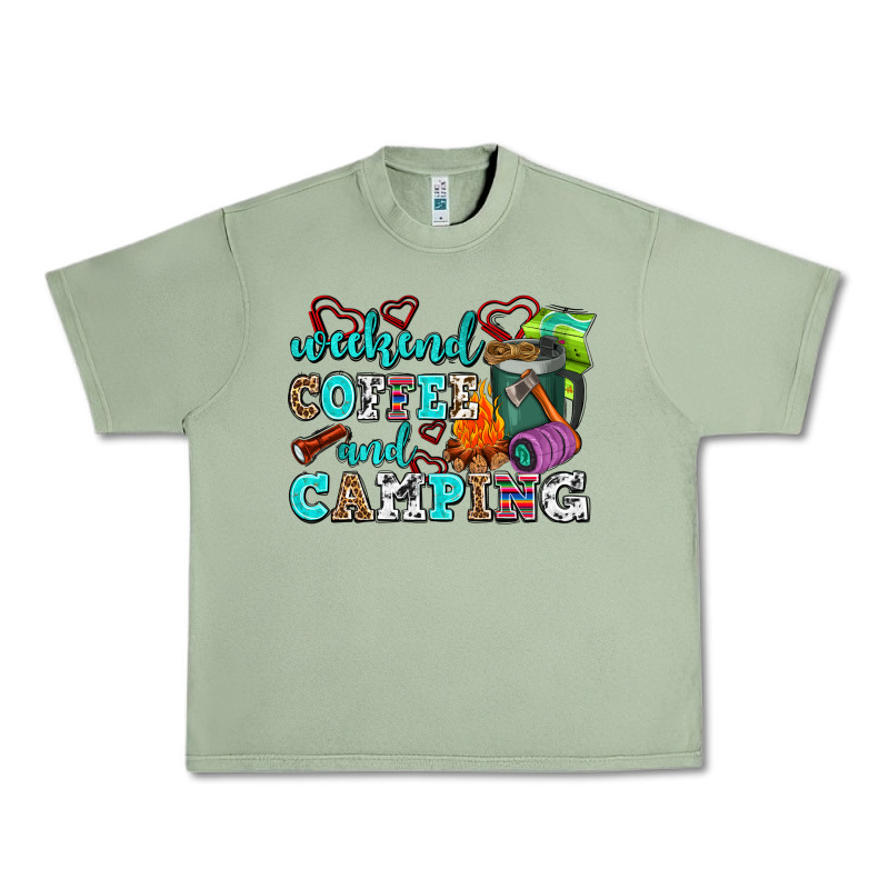 Weekend Coffee And Camping Urban Heavy Tee by AdoDesignShop | Teevron