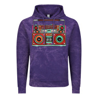 Cloud Purple Boombox Vintage Hoodie - FaDigitalArtStudio