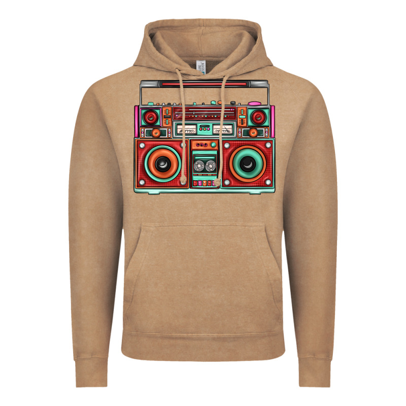 Boombox Vintage Hoodie by FaDigitalArtStudio | Teevron