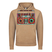 Vintage Coffee Boombox Vintage Hoodie - FaDigitalArtStudio
