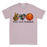 Lilac peace love basketball Classic Tee - Artiststas