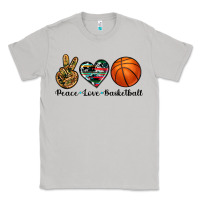 Moon Dust peace love basketball Classic Tee - Artiststas