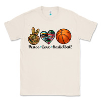 Natural peace love basketball Classic Tee - Artiststas