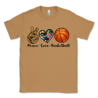 Peace Love Basketball Classic Tee | Teevron