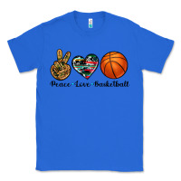 True Royal peace love basketball Classic Tee - Artiststas