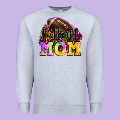 Football Mom Premium Sweatshirt Designed By Lillyallendesigns