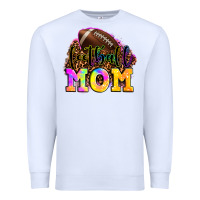 White football mom Premium Sweatshirt - LillyAllenDesigns