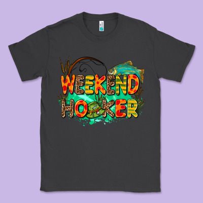 Weekend Hooker Classic Tee Designed By Adodesignshop