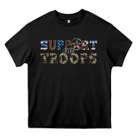 Black armed forces day support our troops Heavy Core Tee - Artiststas