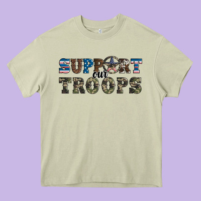 Armed Forces Day Support Our Troops Heavy Core Tee Designed By Artiststas