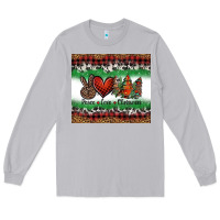 Moon Dust Peace Love Christmas Trees Long Sleeve Tee - Jasminsmagicworld