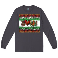 Smoke Peace Love Christmas Trees Long Sleeve Tee - Jasminsmagicworld