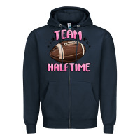 Navy team halftime football Zipper Hoodie - MaliasSmallBusiness