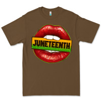 Cacao juneteenth lips Premium Tee - texasbilliewilder