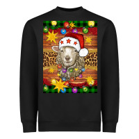 Black Christmas sheep air freshener Heavyweight Sweatshirt - Artiststas