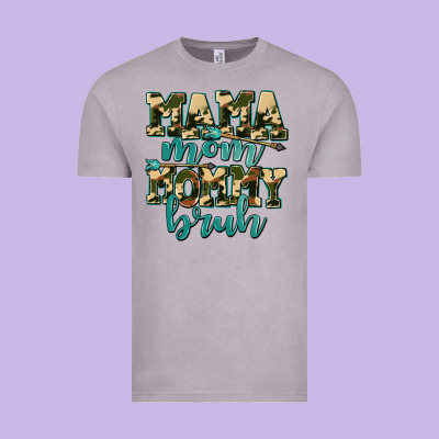 Mama Mom Mommy Bruh With Arrow Vintage Tee Designed By Adodesignshop