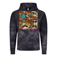 Cloud Black western sunflower bucket cow seamless pattern Vintage Hoodie - HRA Design Shop