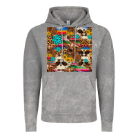 Cloud Rock western sunflower bucket cow seamless pattern Vintage Hoodie - HRA Design Shop