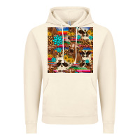 Vintage Artic western sunflower bucket cow seamless pattern Vintage Hoodie - HRA Design Shop