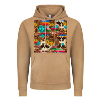 Vintage Camel western sunflower bucket cow seamless pattern Vintage Hoodie - HRA Design Shop