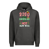 2020 First Christmas With My Hot New Wife Premium Hoodie | Teevron