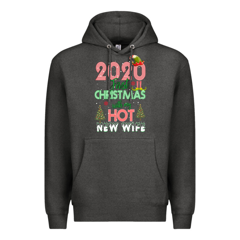 2020 First Christmas With My Hot New Wife Premium Hoodie by Bettercallsaul | Teevron