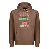 Chestnut 2020 First Christmas With My Hot New Wife Premium Hoodie - Bettercallsaul