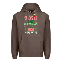 Coffee 2020 First Christmas With My Hot New Wife Premium Hoodie - Bettercallsaul