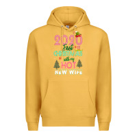 Mustard 2020 First Christmas With My Hot New Wife Premium Hoodie - Bettercallsaul