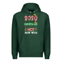 Sports Green 2020 First Christmas With My Hot New Wife Premium Hoodie - Bettercallsaul