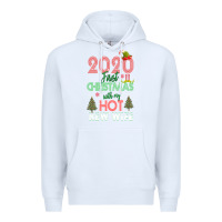 White 2020 First Christmas With My Hot New Wife Premium Hoodie - Bettercallsaul