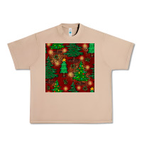 Burro christmas trees seamless pattern Urban Heavy Tee - BundleAndBundleShop