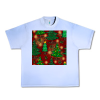 Grape Ice christmas trees seamless pattern Urban Heavy Tee - BundleAndBundleShop
