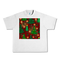 Lunar Rock christmas trees seamless pattern Urban Heavy Tee - BundleAndBundleShop