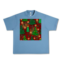 Christmas Trees Seamless Pattern Urban Heavy Tee | Teevron