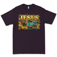 Plum jesus the way the truth the life Premium Tee - BarkalooDesign