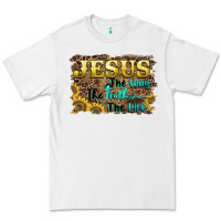 White jesus the way the truth the life Premium Tee - BarkalooDesign