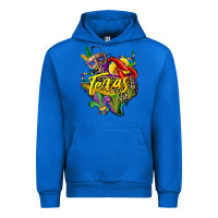 Cobalt texas map mardi gras Urban Hoodie - CowGirlArtShop