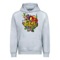 Texas Map Mardi Gras Urban Hoodie | Teevron